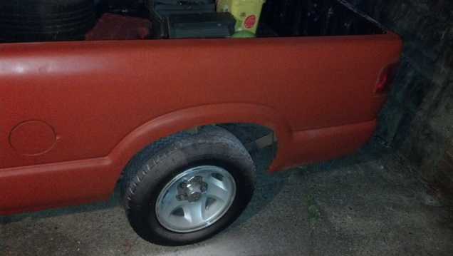 To get the “patina” look just rub vigorously with a coarse wire brush and urinate on yourself because either drive a work truck or make it nice